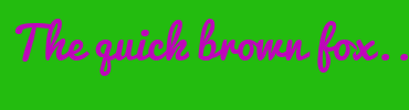 Image with Font Color BE06BA and Background Color 23BC0F